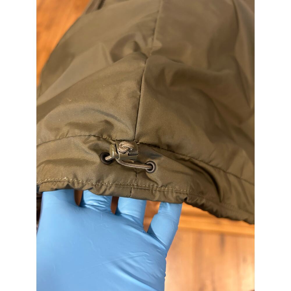 THE NORTH FACE XL Gotham Women's Khaki 550 Down Puffer Hooded Quilted Faux Fur - Picture 13 of 16